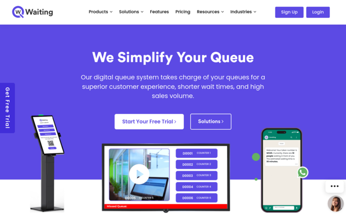 Simple and Efficient for managing customer queues
